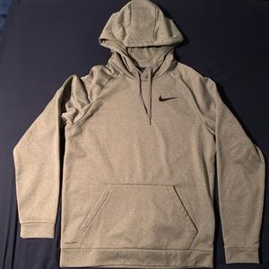 Nike Dri-Fit Men’s Gray Hoodie. (Size: Med)